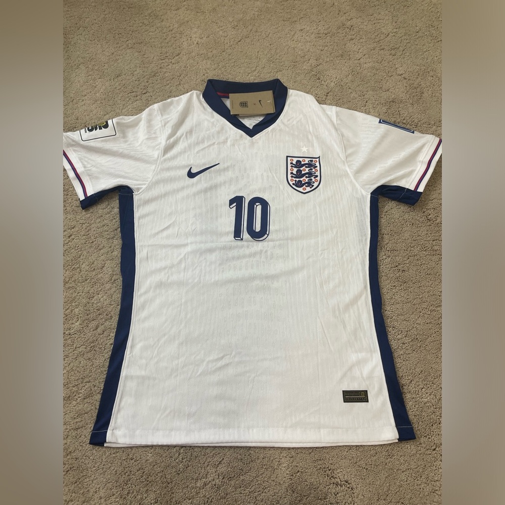 #JUDE BELLINGHAM 10 England EURO 2024 Home size XL